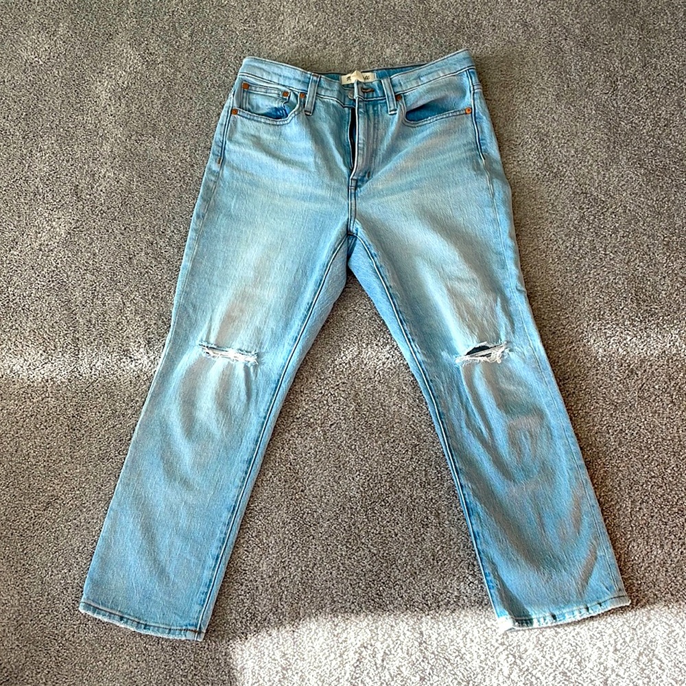 Madewell The High-Rise Slim Crop Boyjean